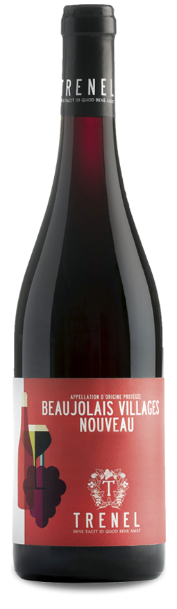 Beaujolais Nouveau Villages vin rouge Trenel