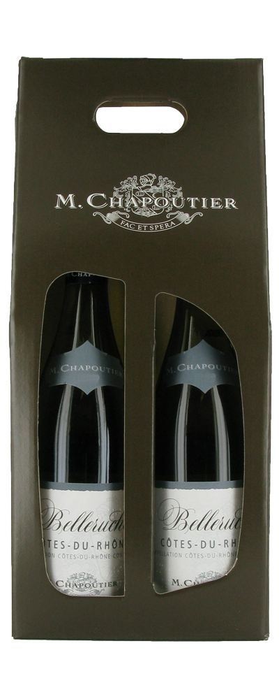 Coffret deux bouteilles m chapoutier