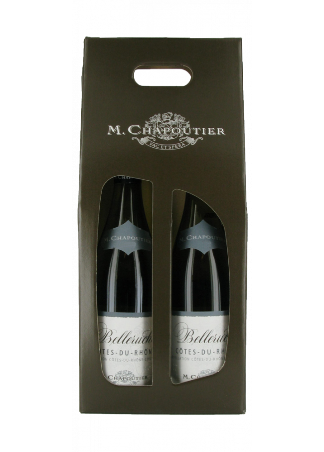 Coffret deux bouteilles m chapoutier