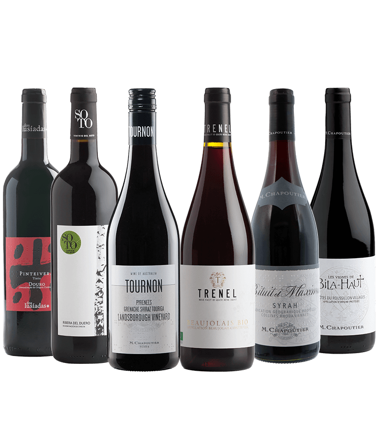 coffret panaché découverte des vins rouges