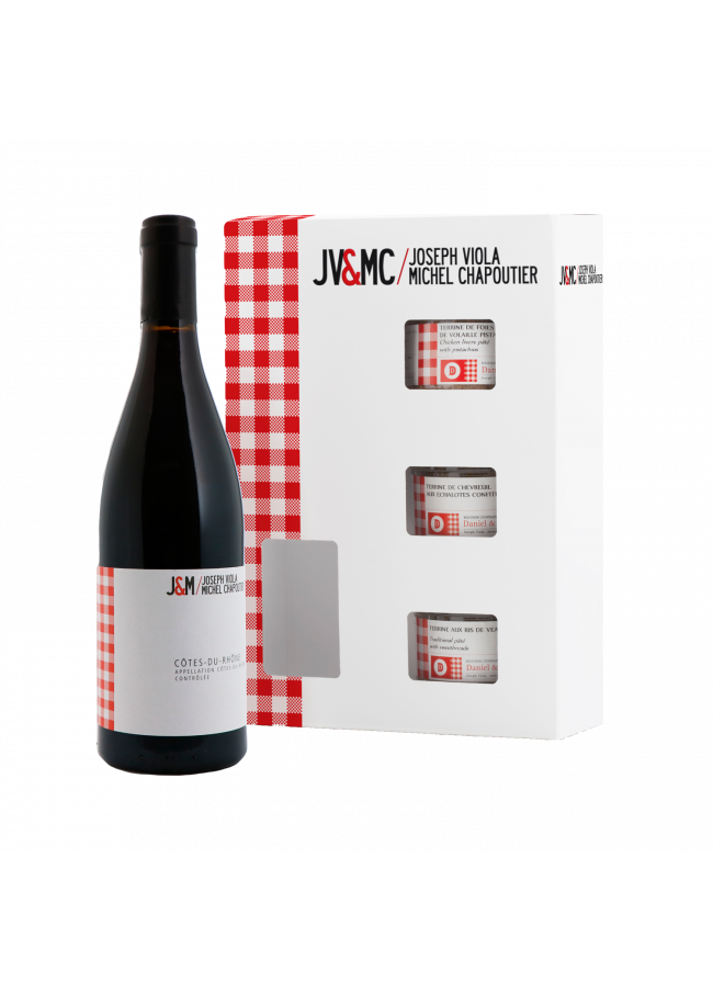 Box Joseph Viola et Michel Chapoutier - Côtes-du-Rhône