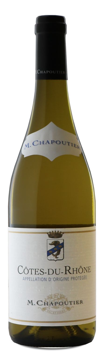 Côtes du Rhône vin blanc M Chapoutier