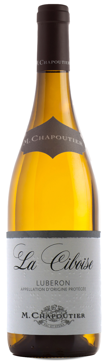 La Ciboise Lubéron vin blanc AOP M CHAPOUTIER