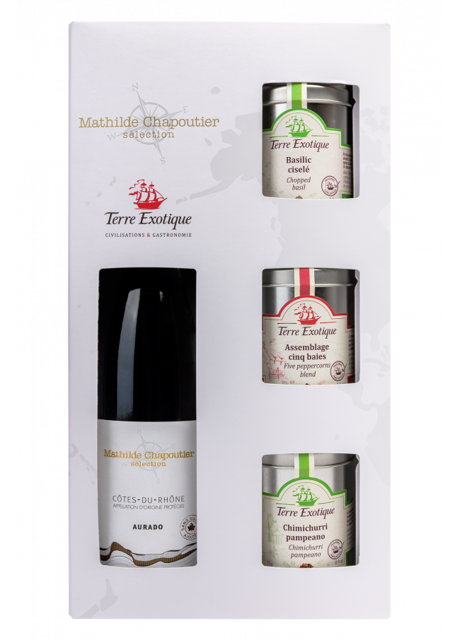 Coffret vin et épices- Aurado 