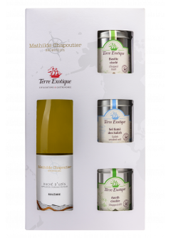 Coffret vin & épices - Solèdre blanc 
