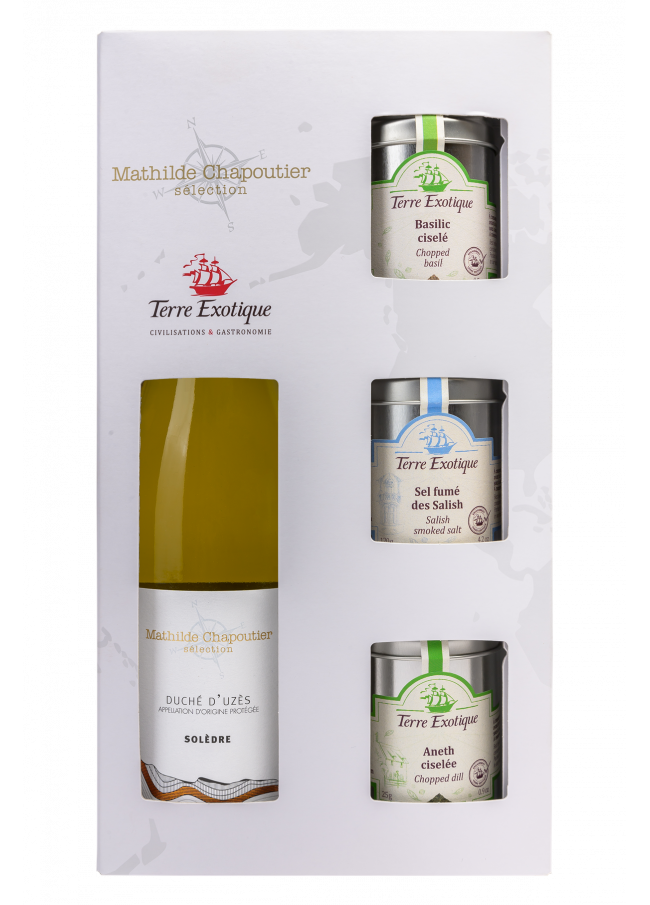 Coffret vin & épices - Solèdre blanc 