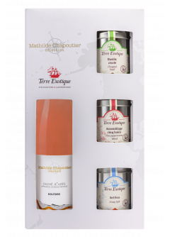 Coffret vin et épices- Solèdre rosé