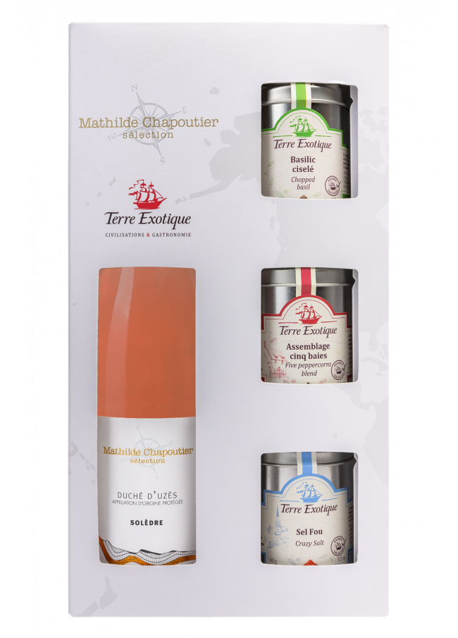 Coffret vin et épices - Solèdre rosé