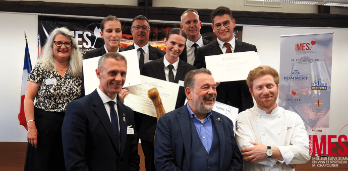 Camille ROUHET, vainqueur de la 32ème édition du Concours du Meilleur Elève Sommelier de France en Vins et Spiritueux M. CHAPOUTIER